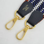 Hermes Evelyne TPM Sangle Caval Canvas Shoulder Bag Gold Taurillon Clemence — view 8