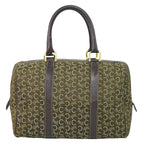 Celine C Sulky Mini Boston Bag Canvas Brown
