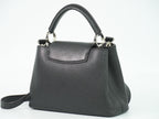 Louis Vuitton LV Capucines BB Taurillon Leather 2-Way Shoulder Bag Noir — view 2