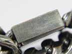 Fendi FF Logo Chain Bracelet Bangle Metal Silver — view 7