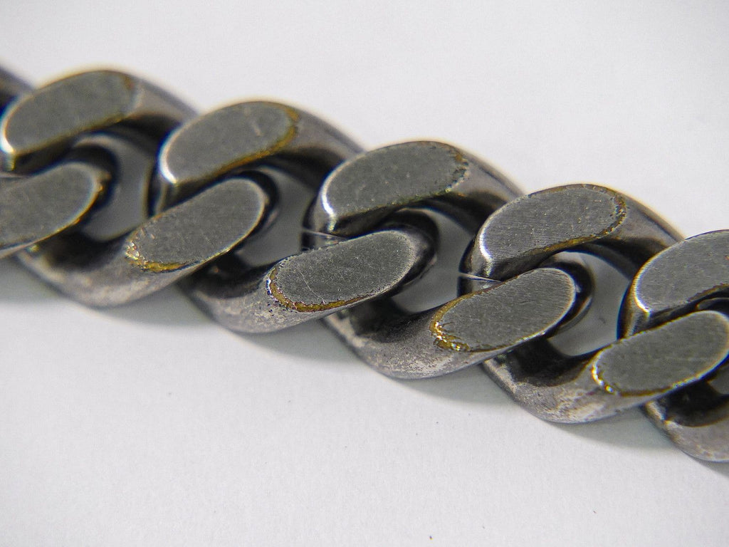 Fendi FF Logo Chain Bracelet Bangle Metal Silver — view 2