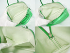 Hermes Bolide Mini 2-Way Shoulder Bag Leather Green — view 8