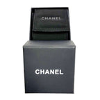 Chanel CC Logo Rope Motif Earrings Gold Pink Black — view 8