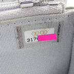 Chanel Wallet Compact Caviar Leather Quilted Silver CC Logo — view 8