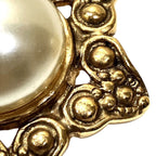 Chanel Faux Pearl Earrings — view 9