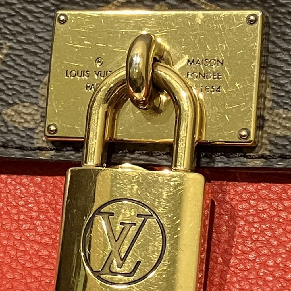 Louis Vuitton Marignan Monogram Handbag Leather Canvas — view 9