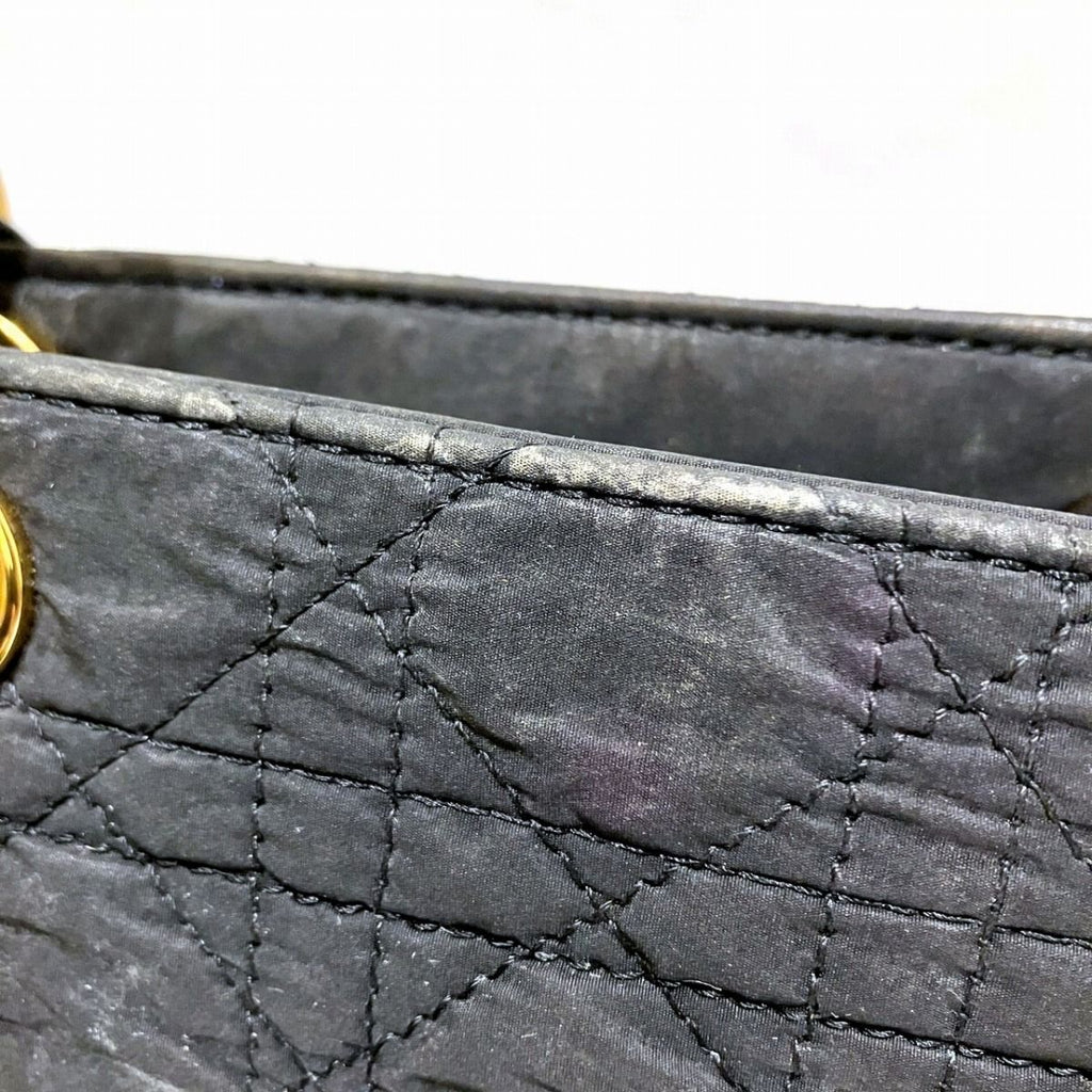 Dior Cannage Handbag Nylon — view 8