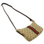 Gucci Shoulder Bag 2-Way Lunetta GG Supreme Beige Brown Small — view 4
