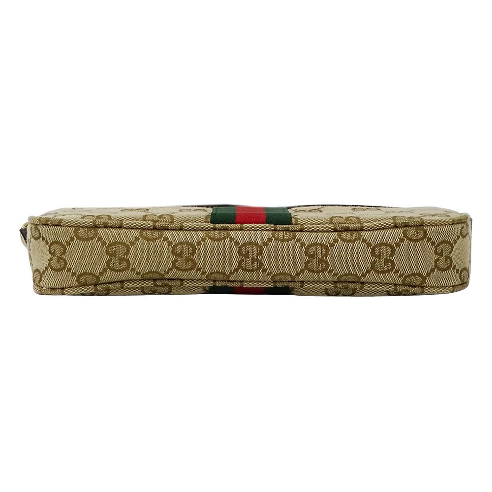 Gucci Shoulder Bag 2-Way Lunetta GG Supreme Beige Brown Small — view 3