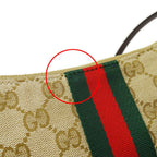 Gucci Shoulder Bag 2-Way Lunetta GG Supreme Beige Brown Small — view 8