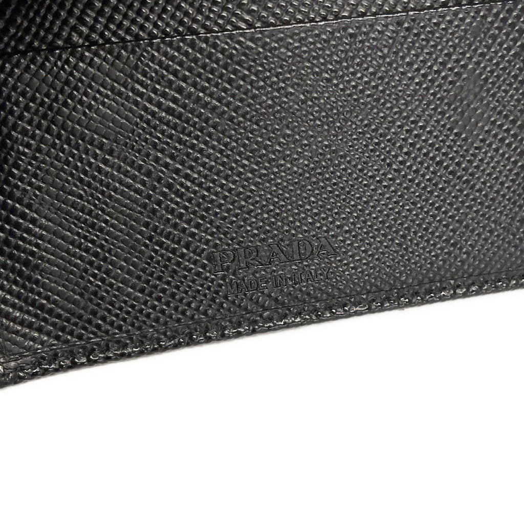 Prada Bifold Wallet Black Leather — view 5