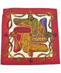 Hermes Bandana Scarf Red