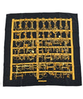 Hermes Bandana Scarf Black