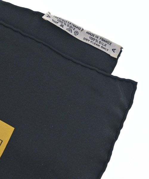 Hermes Bandana Scarf Black — view 5