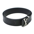 Louis Vuitton Tenture Ceinture Monogram Eclipse Black Belt Calf Leather — view 3