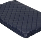 Chanel Quilted CC Logo Lambskin Clutch — view 4