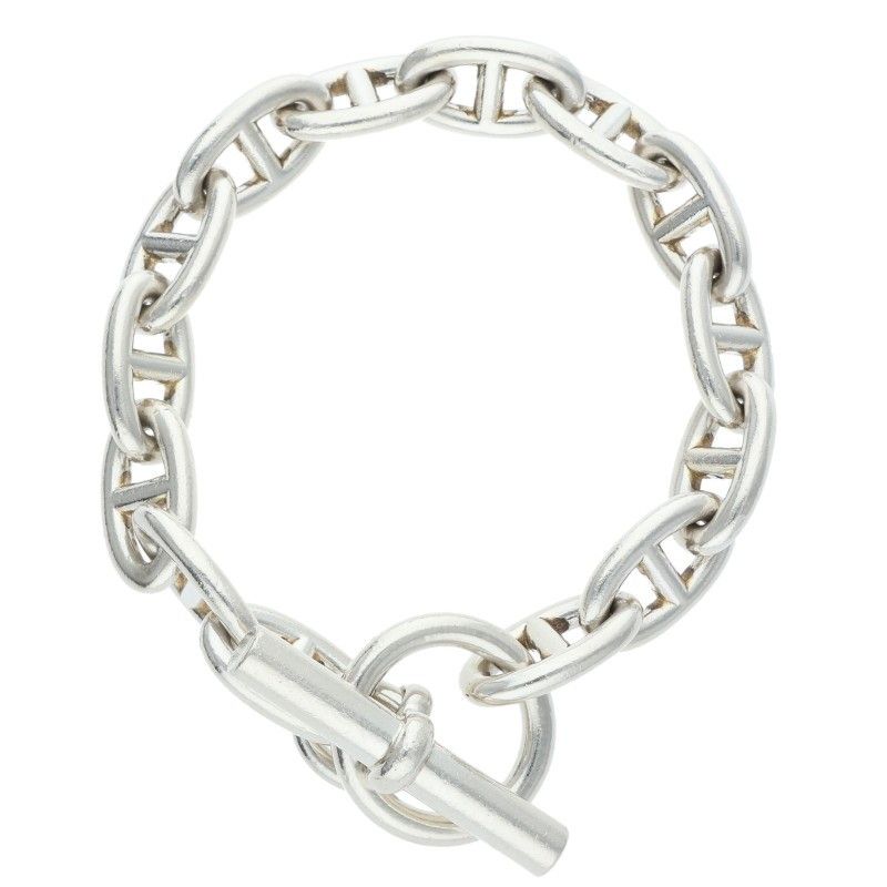 Hermes Chaine D'ancre GM Silver Bracelet
