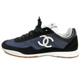 Chanel Sneakers 37 Navy Black Shoes