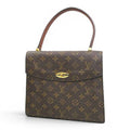 Louis Vuitton Malesherbes Handbag Monogram Brown
