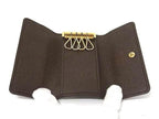 Louis Vuitton Key Case Multicles 4 Brown Damier 4 Rows Gold Key Holder — view 3