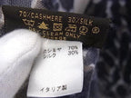 Louis Vuitton Shawl Navy 70% Cashmere 30% Silk Leopard Print Scarf — view 4