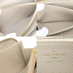 Louis Vuitton Wallet Monogram Empreinte Tourterelle Cles Beige Bicolor Everyday — view 8