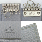 Gucci Key Case GG Marmont Leather Gray 6 Consecutive Key Holder — view 8