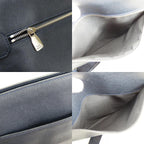 Louis Vuitton Shoulder Bag Sasha Taiga Dark Navy Crossbody Daily Use — view 6
