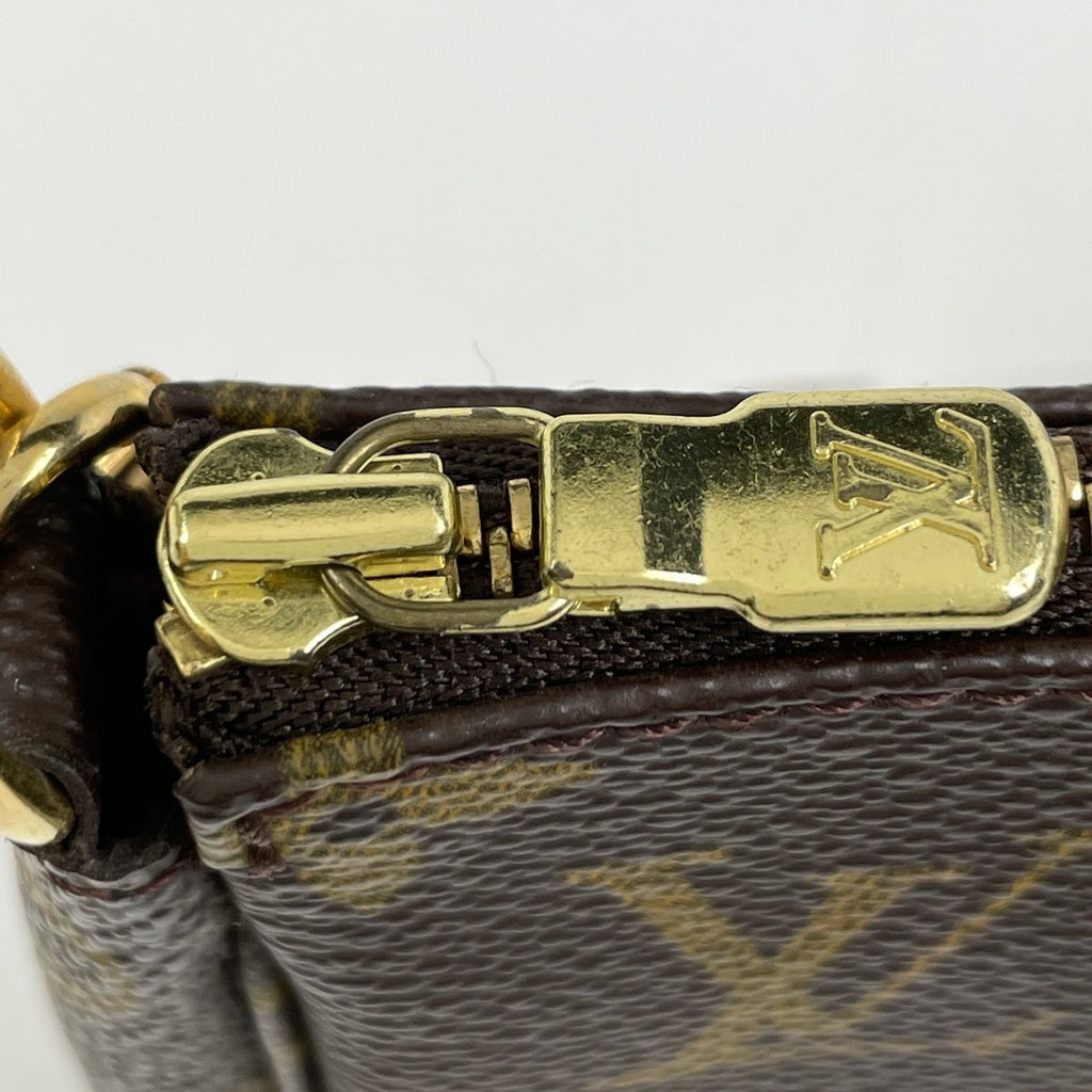 Louis Vuitton Pochette Makeup Cosmetics Pouch Monogram Brown — view 5
