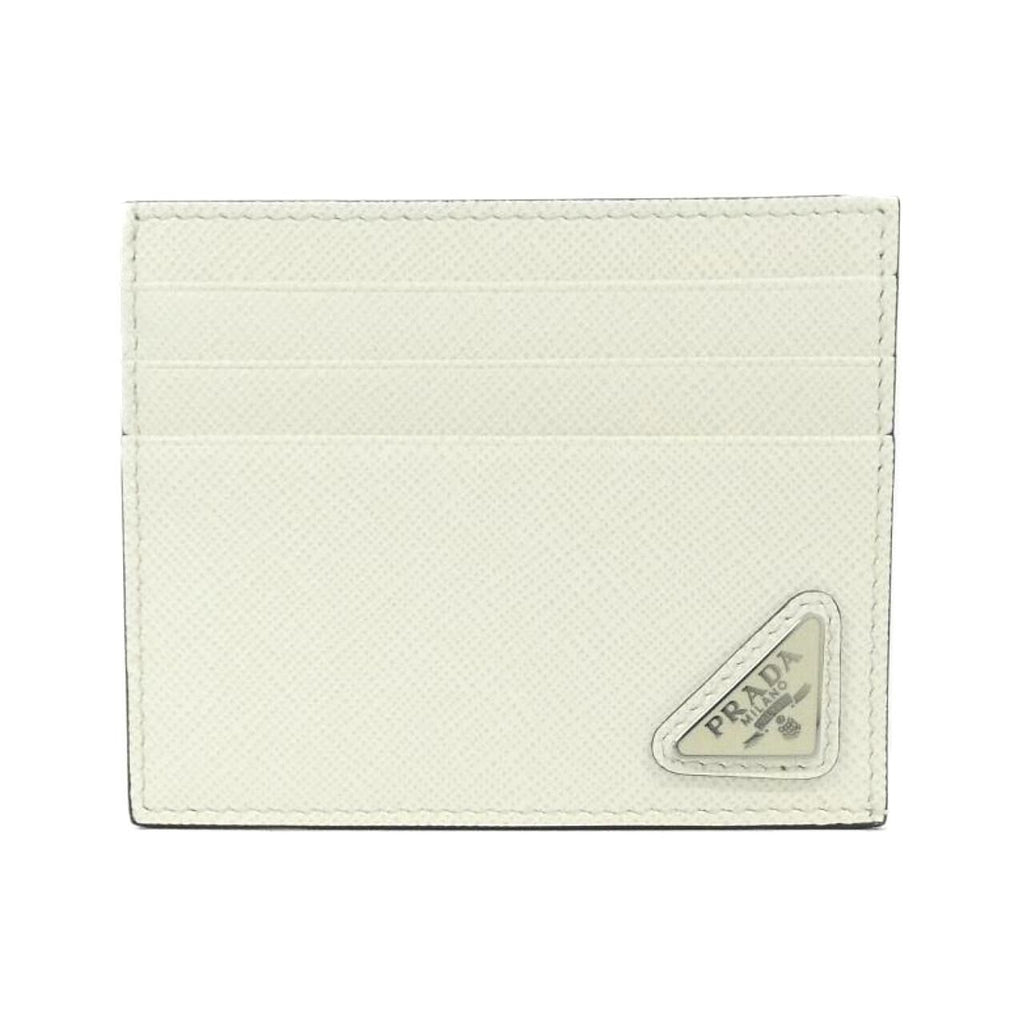 Prada Card Case Card Holders White