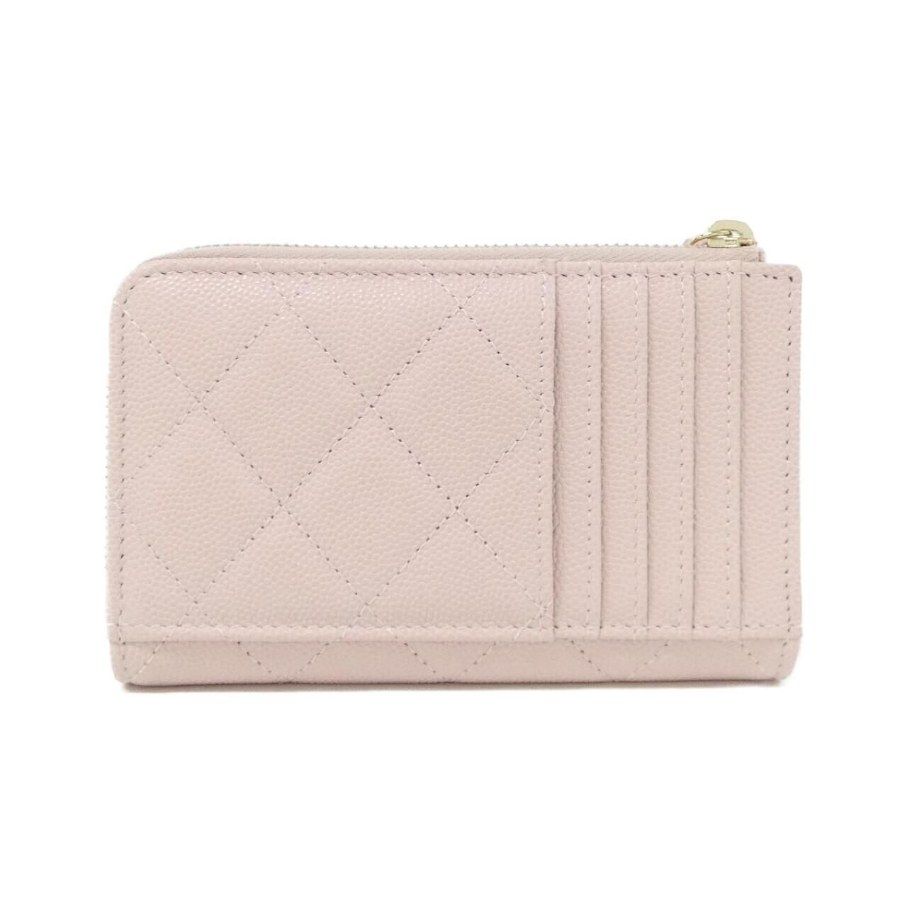 Chanel Card Case Card Holders Pink — view 2