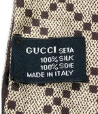 Gucci Ribbon Scarf Silk 100% GG Charm — view 3