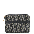 Dior Clutch Oblique Black Jacquard Travel Kit