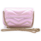 Gucci GG Marmont Mini Leather Chain Shoulder Bag Pink — view 2