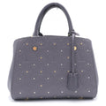 Louis Vuitton Monogram Empreinte Montaigne BB 2-Way Shoulder Bag Purple Leather