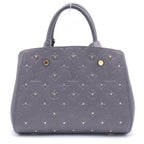 Louis Vuitton Monogram Empreinte Montaigne BB 2-Way Shoulder Bag Purple Leather — view 2