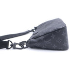 Louis Vuitton Monogram Eclipse Pochette Accessoire XL Shoulder Bag Black — view 3