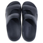 Bottega Veneta Gel Rubber Sandal Band Sandals Shoes Black — view 4