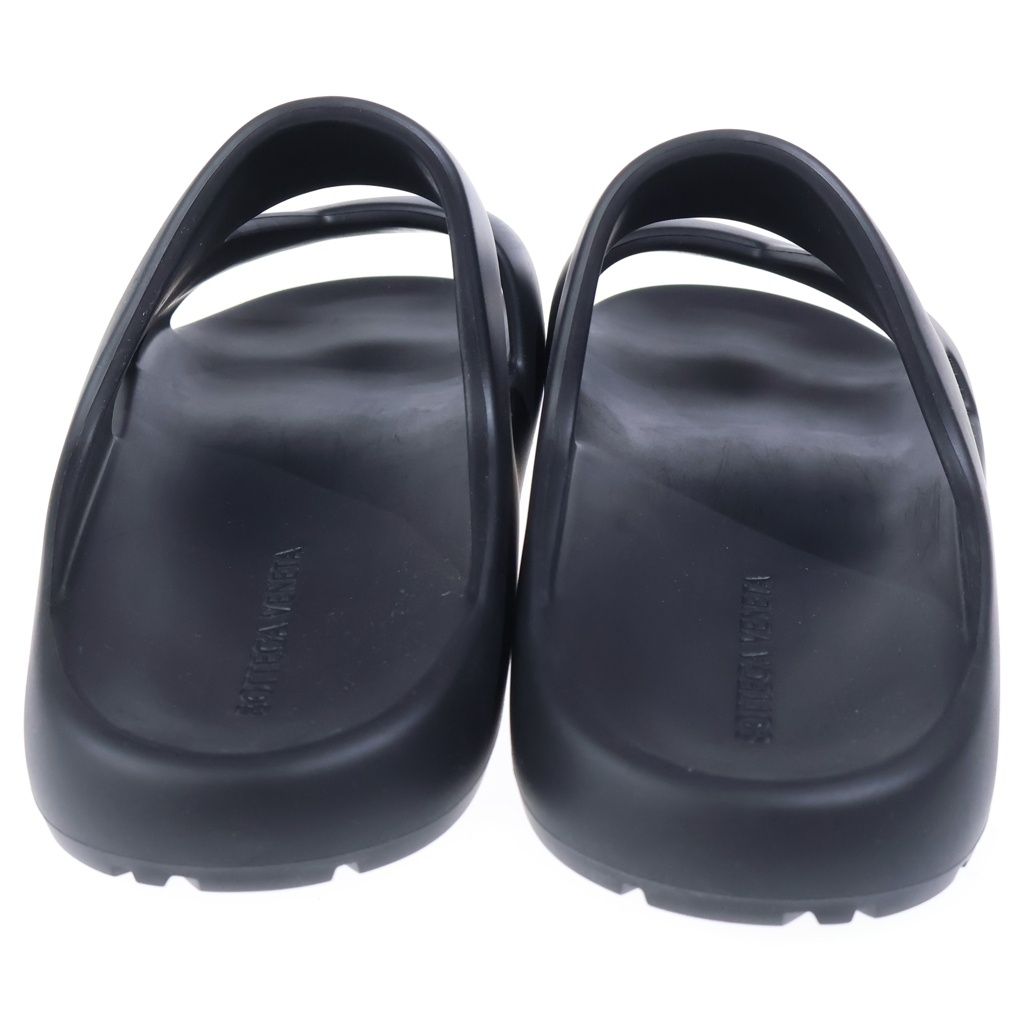 Bottega Veneta Gel Rubber Sandal Band Sandals Shoes Black — view 3