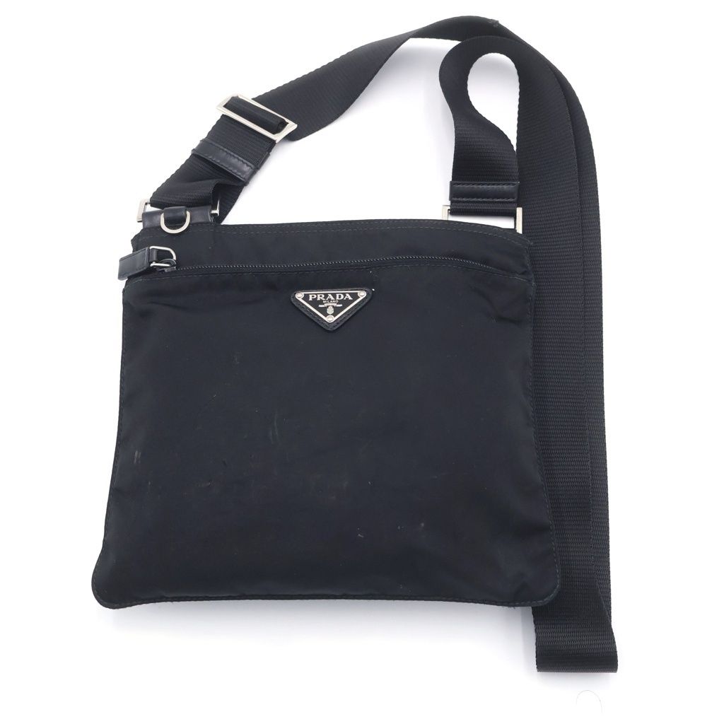 Prada Triangular Plate Shoulder Bag