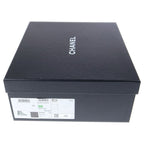 Chanel CC Logo Turnlock Leather Short Boots Black — view 6