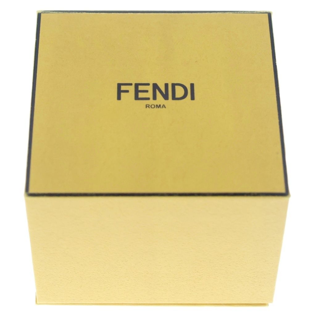 Fendi F's Rhinestone Earrings Silver — view 6