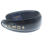 Louis Vuitton Headband Cruiser Monogram Leather Black — view 3