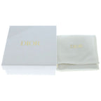Dior CD Logo Rhinestone Pearl Necklace Pendant Chain Gold — view 6