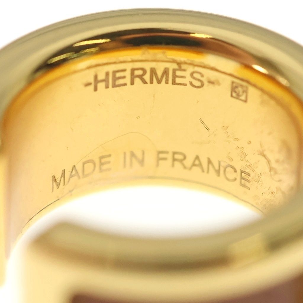 Hermes Olympe PM Gold Brown Earring — view 5