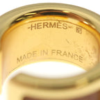 Hermes Olympe PM Gold Brown Earring — view 5