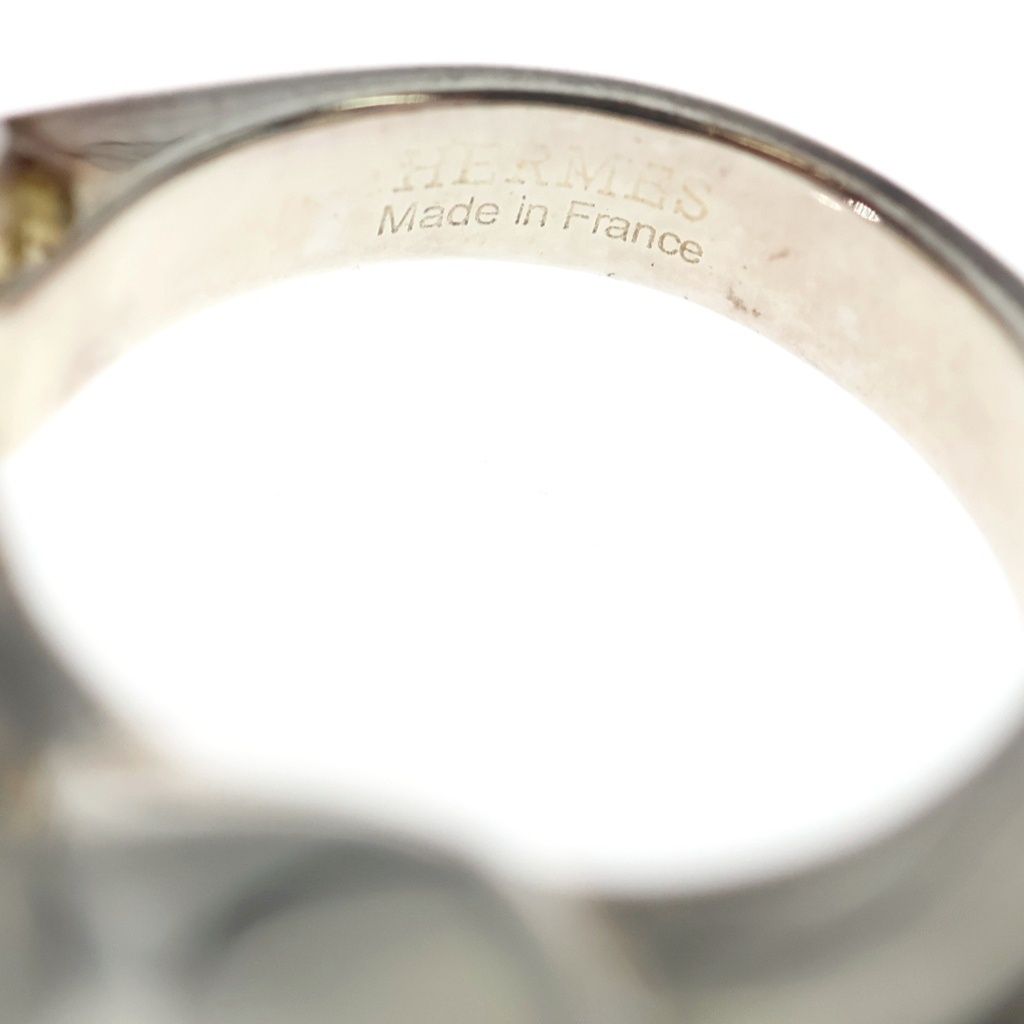 Hermes Gallop Ring Silver