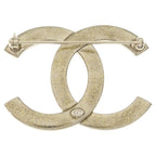 Chanel CC Logo Brooch Pin Badge Gold Black — view 2
