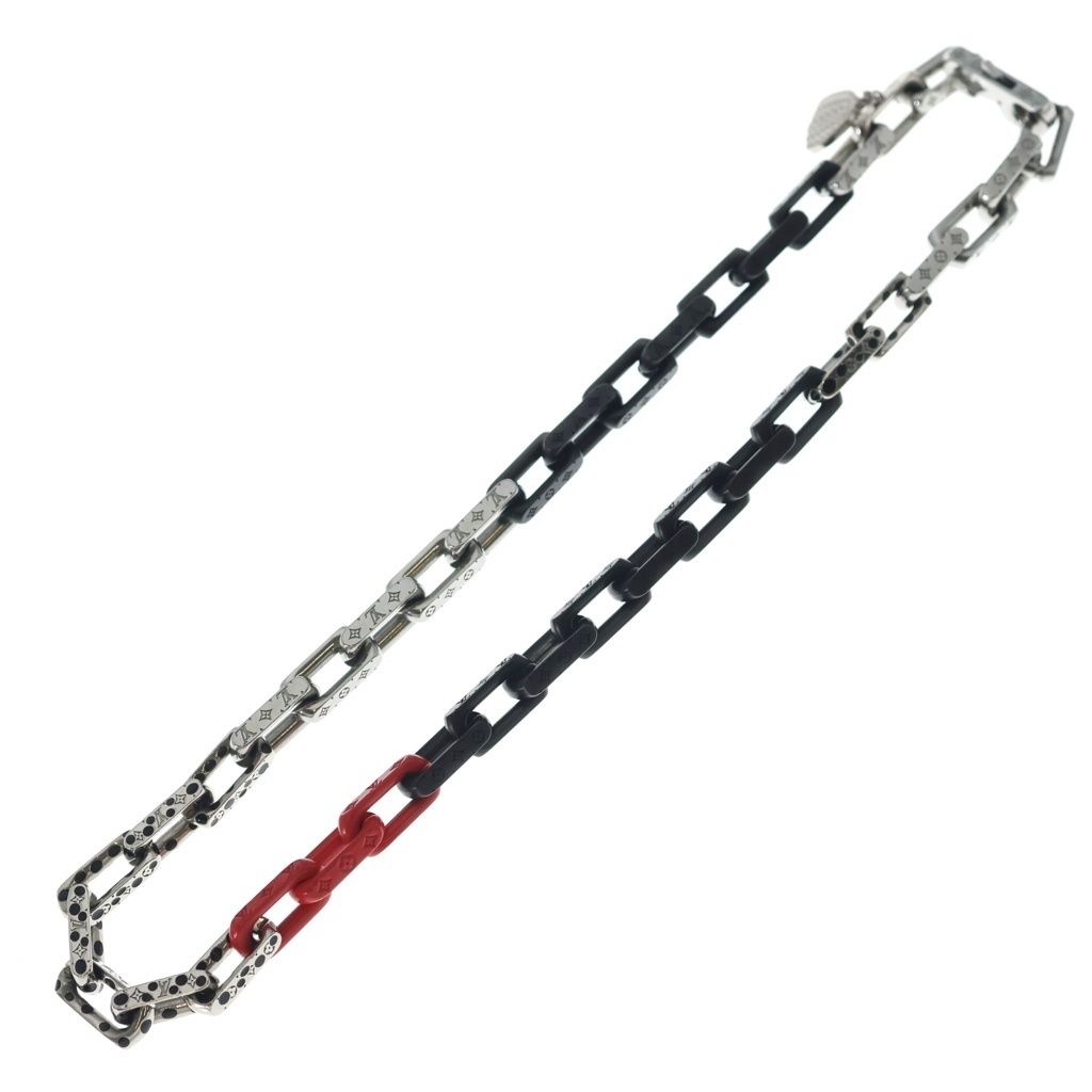 Louis Vuitton LV Yk Collier LV Monogram Chain Infinity Dot Pumpkin Yayoi Kusama — view 2