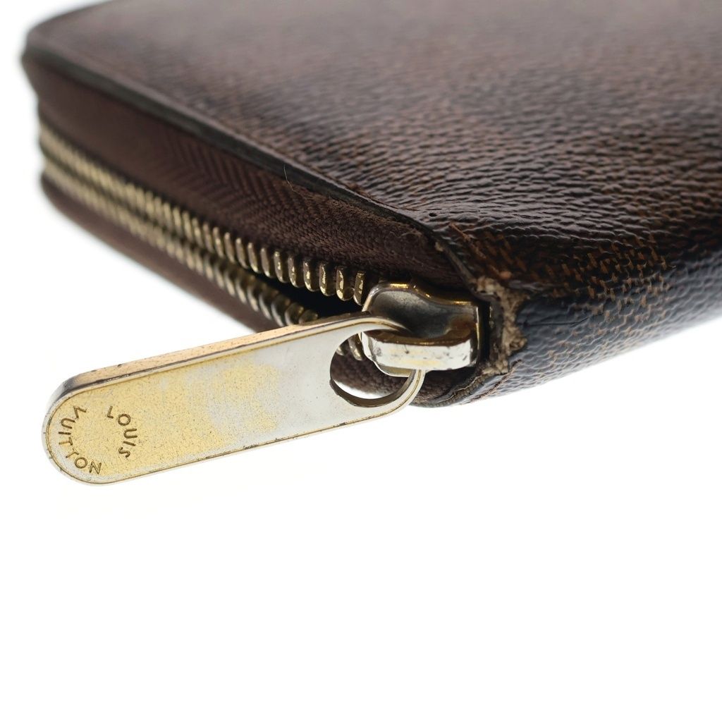 Louis Vuitton Damier Zippy Wallet Zip Around Brown — view 5